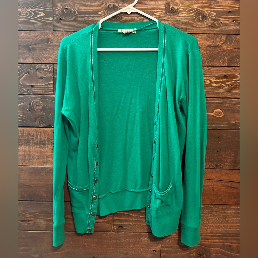 Color Story Emerald Green Cardigan